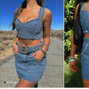 Show Me Your MuMu Shania Top & Skirt